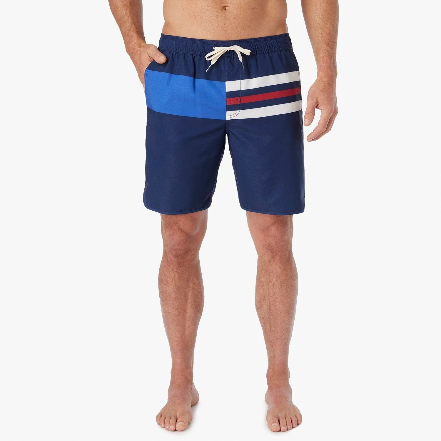 The Anchor | Navy Nautical Stripe 2 The Anchor | Navy Nautical Stripe - Image 2