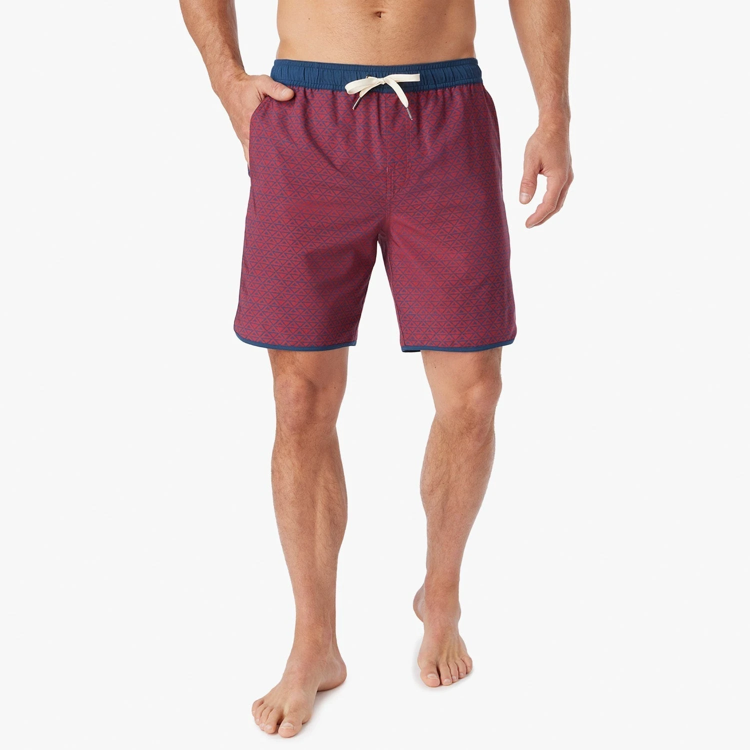 The Anchor | Nautical Red Wavy Geo 2 The Anchor | Nautical Red Wavy Geo - Image 2