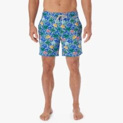 The Bayberry Trunk | Cobalt Tropical Skies -Fair Harbor Shop BAY7 480 Cobalt Tropical Skies ONFIG 020