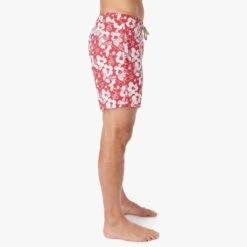 The Bayberry Trunk | Nautical Red Stamped Hibiscus -Fair Harbor Shop BAY7 630 Nautical Red Stamped Hibiscus ONFIG 003 ddd2269a 773c 4186 b461 3091e453941d