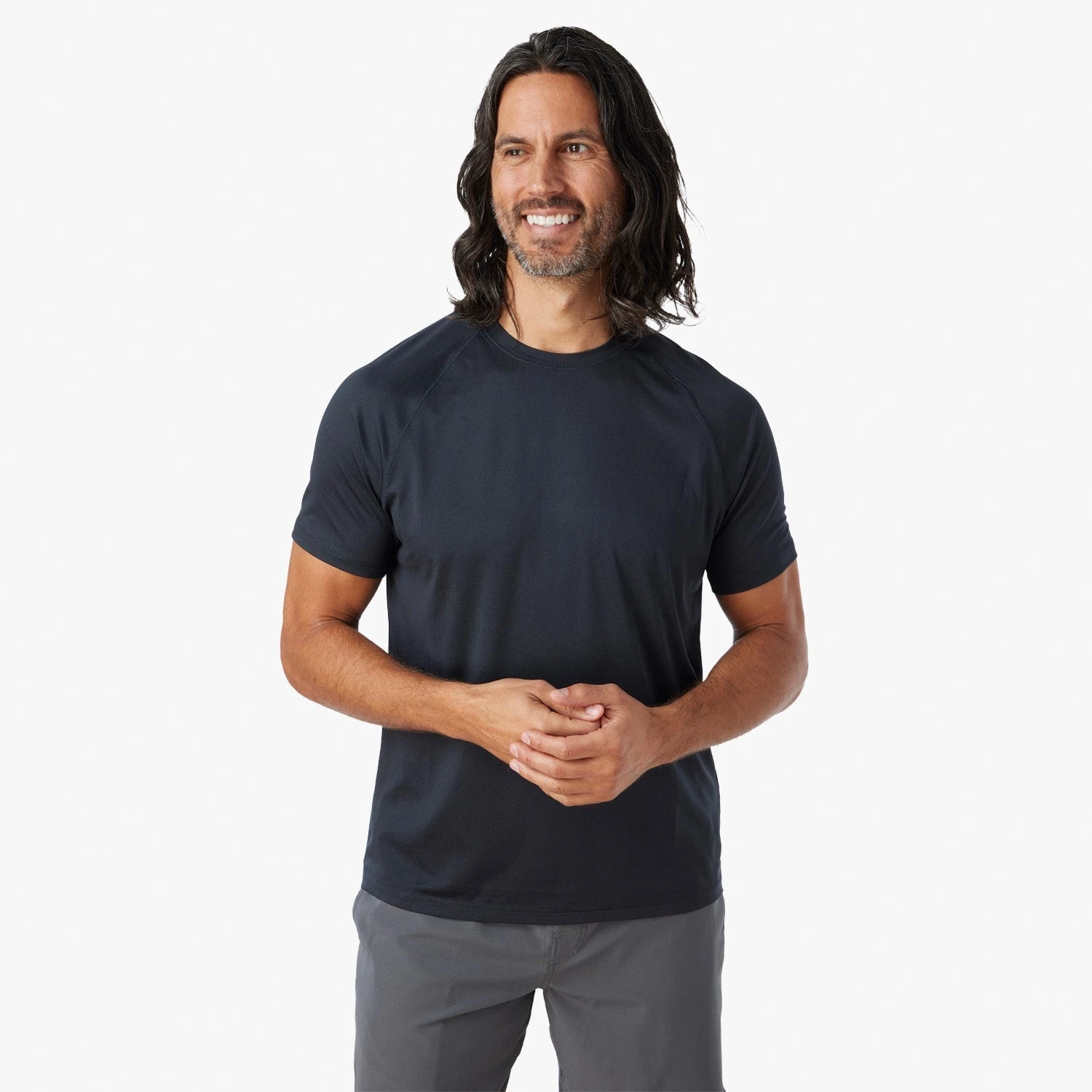 The BreezeKnit™ Tee | Black 6 The BreezeKnit™ Tee | Black - Image 6