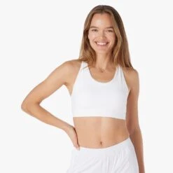 The Corliss Sports Bra | White -Fair Harbor Shop CLB1 100 White ONFIG 002 ae7196ad b077 427f 904d b21aaf649d33