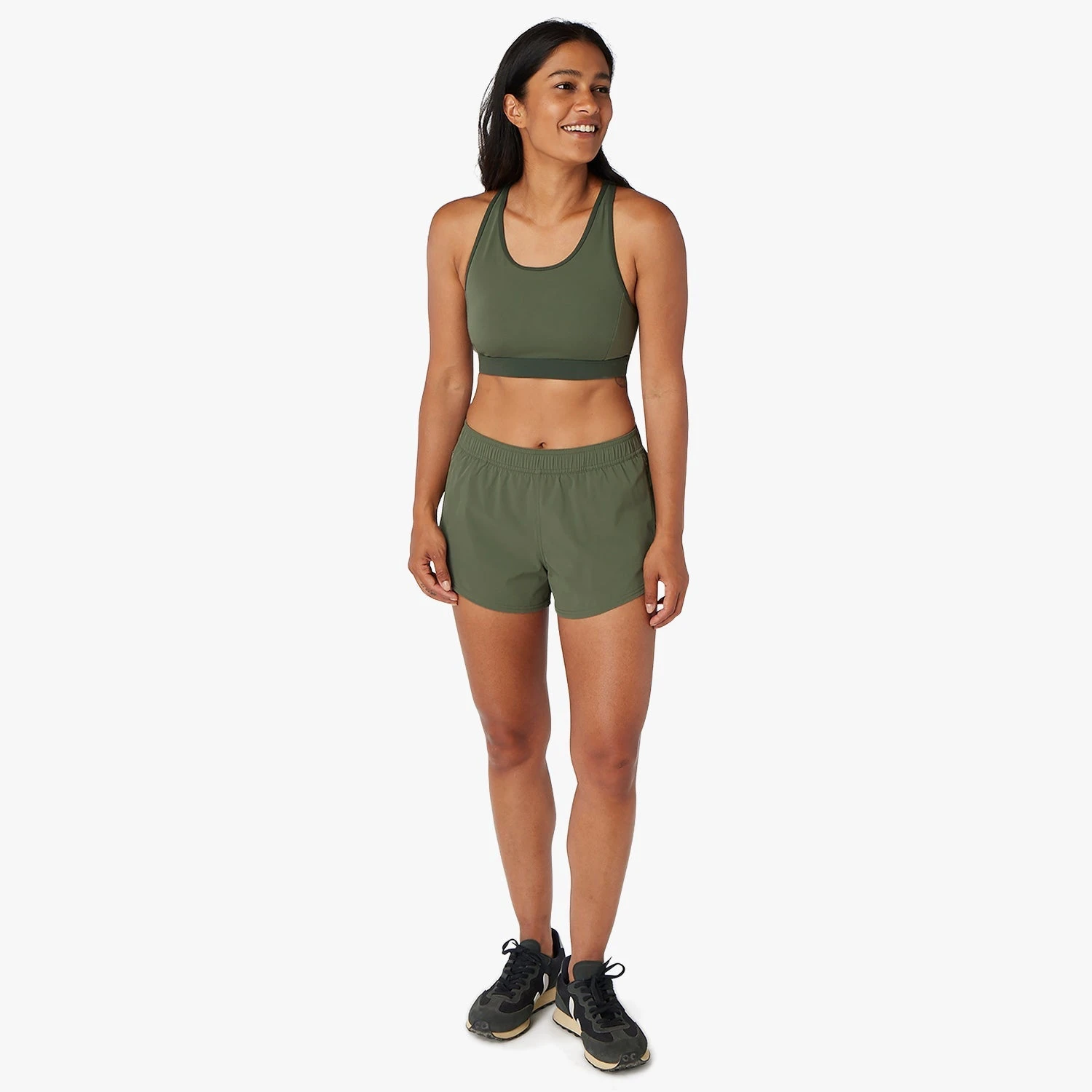 The Corliss Sports Bra | Thyme Colorblock 3 The Corliss Sports Bra | Thyme Colorblock - Image 3