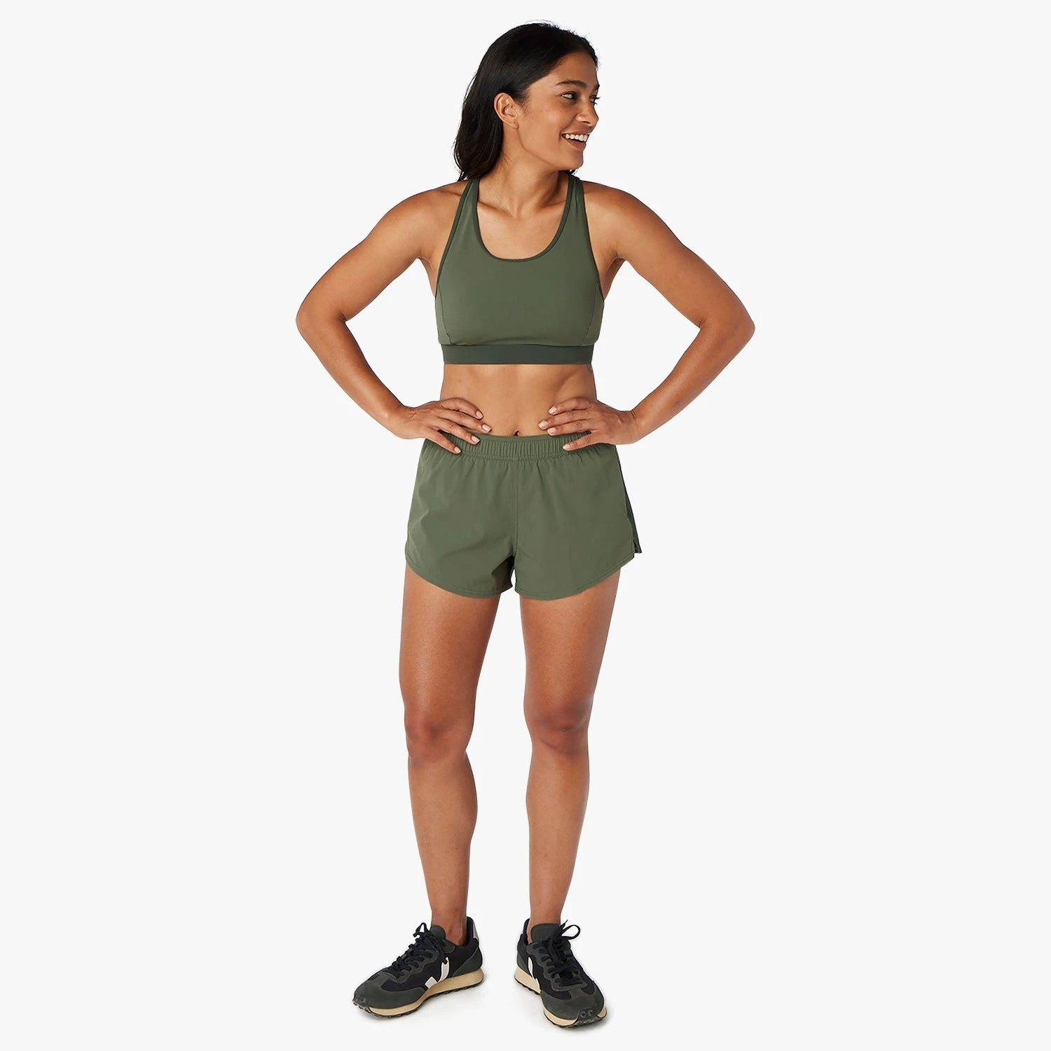 The Corliss Sports Bra | Thyme Colorblock 4 The Corliss Sports Bra | Thyme Colorblock - Image 4