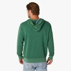 The Vintage-Wash Saltaire Hoodie | Coastal Green -Fair Harbor Shop F22 SALTAIREHOODIE COASTALGREEN ON FIG 0154 d94cf9cc 384b 4444 861e 3e07d7fecd1b