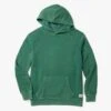 The Vintage-Wash Saltaire Hoodie | Coastal Green