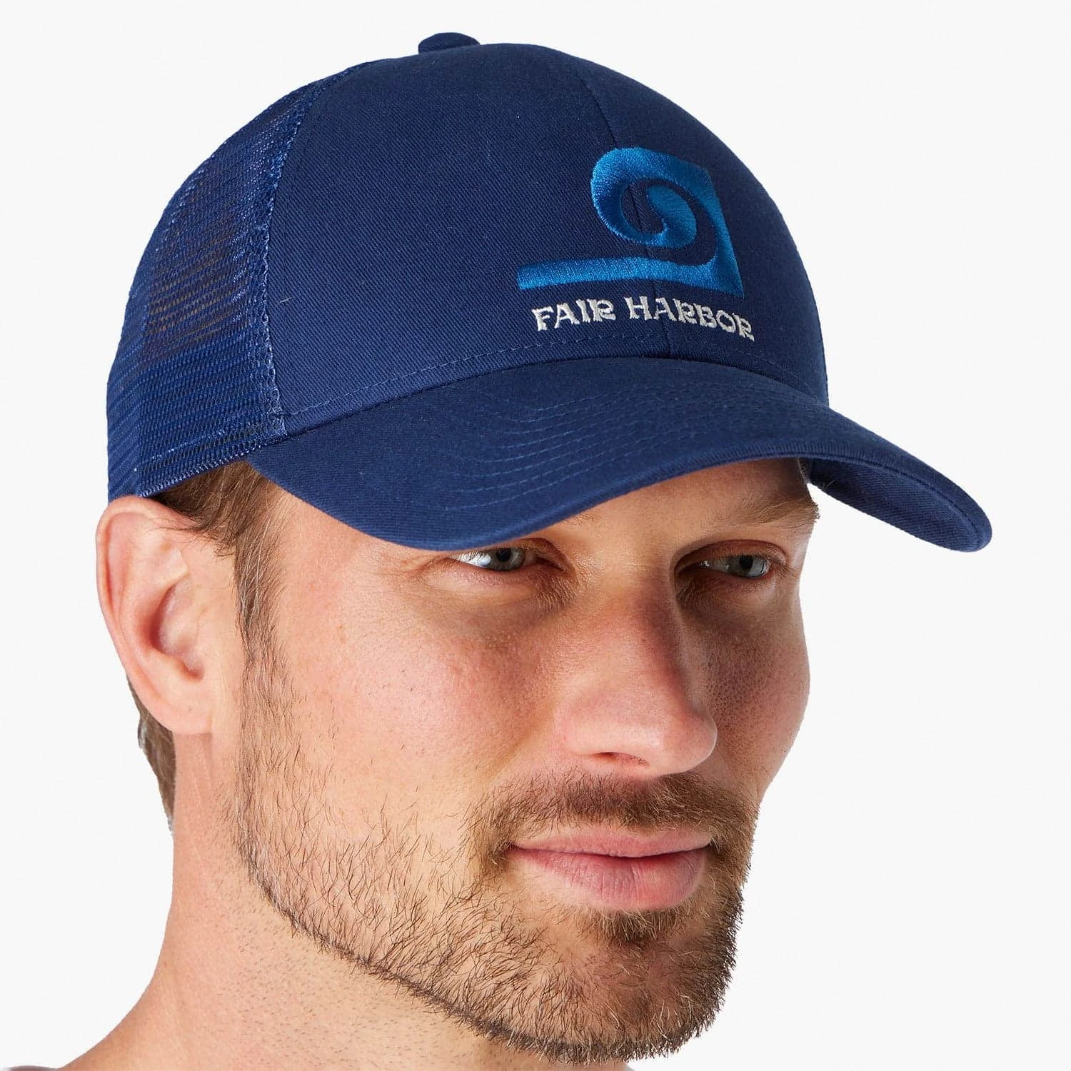 The Maritime Trucker Hat | Navy Wave 3 The Maritime Trucker Hat | Navy Wave - Image 3
