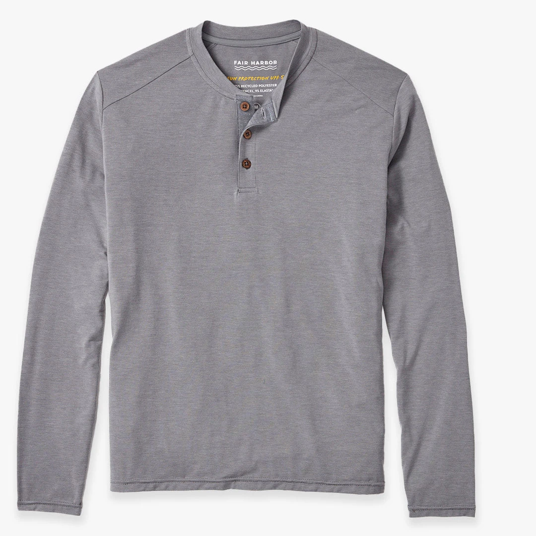 The SeaBreeze Henley | Grey 1 The SeaBreeze Henley | Grey