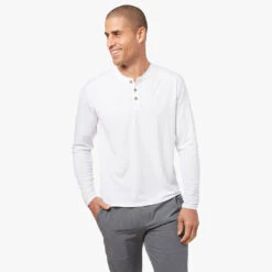 The SeaBreeze Henley (2-Pack) 11 The SeaBreeze Henley (2-Pack) -Fair Harbor Shop Henly White 937 38c3d03b 29a4 44ca b315 1ec938017249