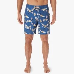 The Nautilus Boardshort | Tropical Twilight -Fair Harbor Shop NAU8 488 Tropical Twilight ONFIG 020