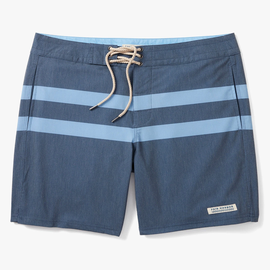 The Nautilus Boardshort | Navy Stripe 1 The Nautilus Boardshort | Navy Stripe