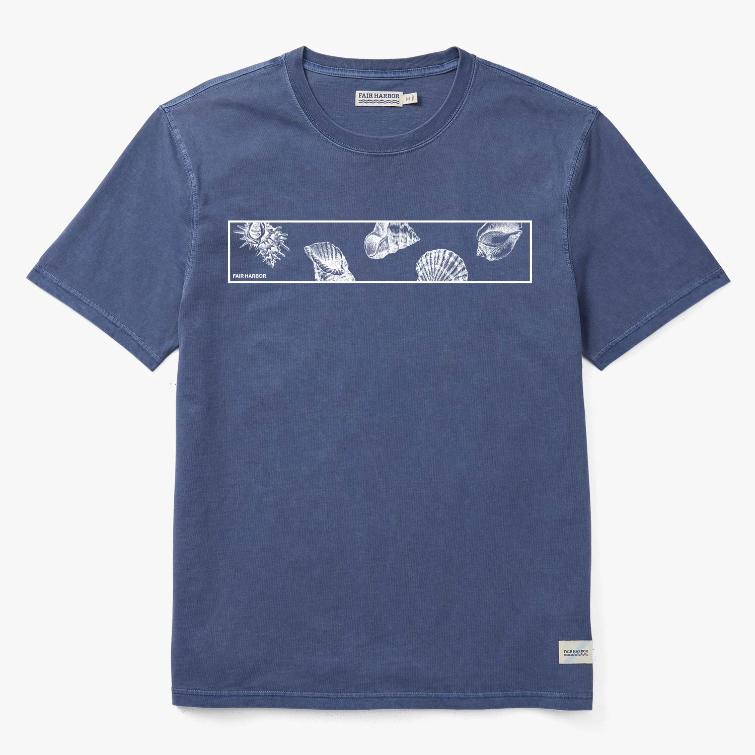 The Saltaire Graphic Tee | Navy Seashells 1 The Saltaire Graphic Tee | Navy Seashells