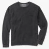 The Vintage-Wash Saltaire Crewneck | Black