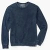 The Vintage-Wash Saltaire Crewneck | Navy
