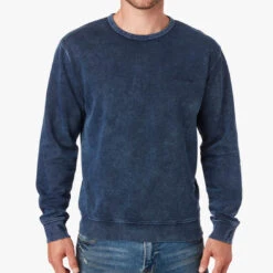 The Vintage-Wash Saltaire Crewneck | Navy -Fair Harbor Shop SALTAIR CREWNECK DARKBLUE 051 4d7df015 e18e 41c9 bcb8 2753824c965c