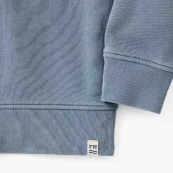 The Vintage-Wash Saltaire Crewneck | Slate -Fair Harbor Shop SCN2 015 SLATE FLAT 002 b2d5452c 64c1 4b37 8301 4739efa76cc4