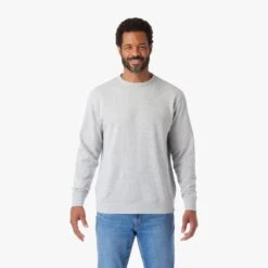 Saltaire Crewneck (3-Pack) -Fair Harbor Shop SCN2 023 HEATHER GREY ONFIG 001 57a3bded 455d 4d2d b597 73dff3b15966