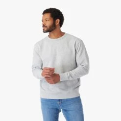 Saltaire Crewneck (3-Pack) -Fair Harbor Shop SCN2 023 HEATHER GREY ONFIG 002 e229880a a4d3 4a0b 8004 036b1dfc5b0a