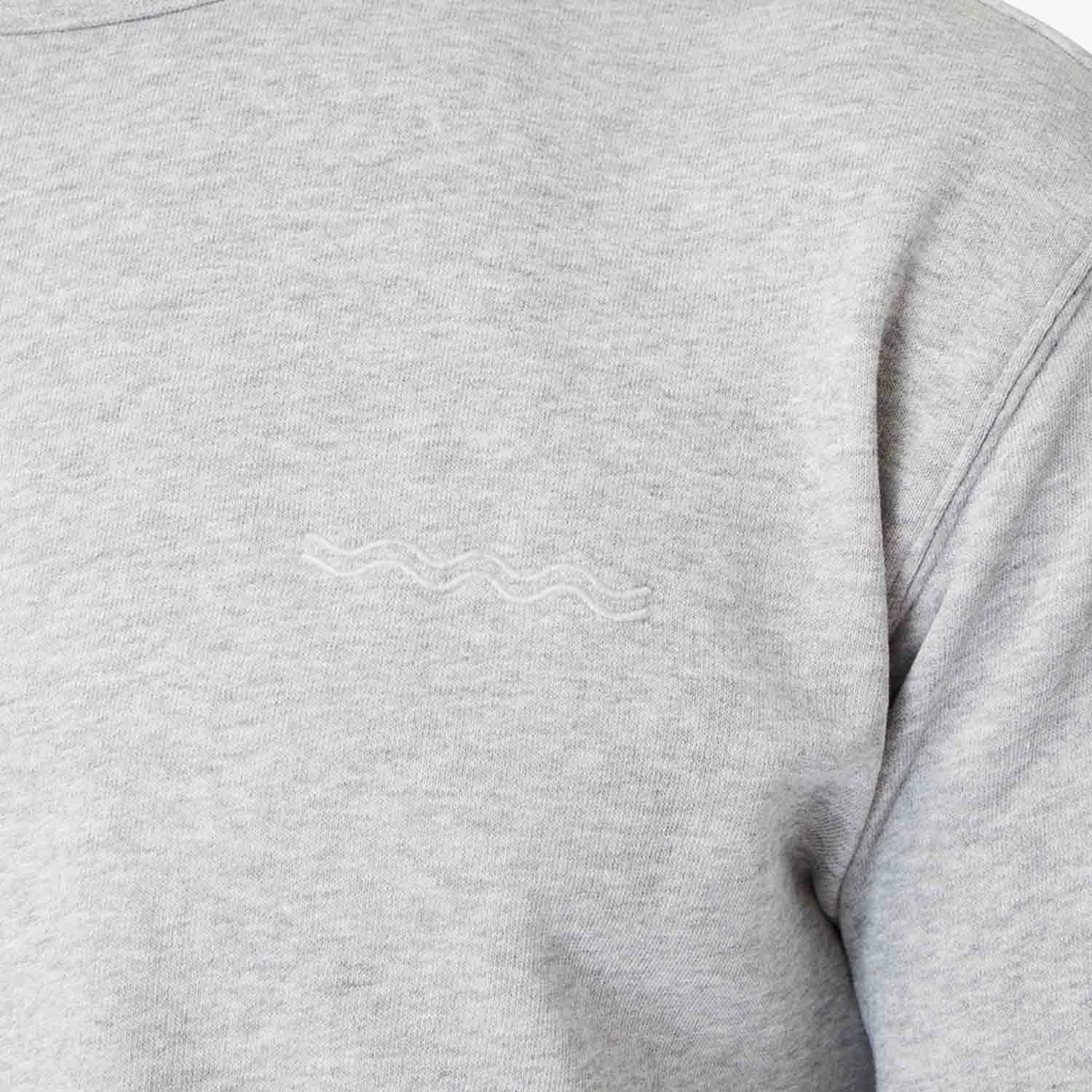 The Vintage-Wash Saltaire Crewneck | Heather Grey 8 The Vintage-Wash Saltaire Crewneck | Heather Grey - Image 8