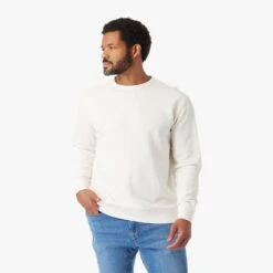 The Vintage-Wash Saltaire Crewneck | Ivory -Fair Harbor Shop SCN2 121 IVORY ONFIG 020 5e13ddf7 9203 4c5f 8bc6 673cf8158218