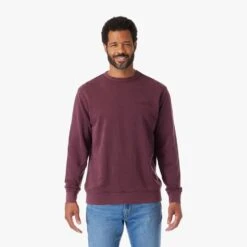 The Vintage-Wash Saltaire Crewneck | Burgundy -Fair Harbor Shop SCN2 602 BURGUNDY ONFIG 001 f3aacfd0 c146 4e53 bf6d ef0a3b192792