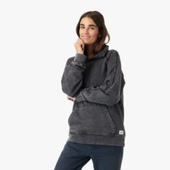 The Vintage-Wash Saltaire Hoodie | Black -Fair Harbor Shop SHO1 006 BLACK ONFIG WOMEN 001 32c72ff1 5a85 4121 8b8a db17e920331a