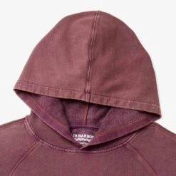 The Vintage-Wash Saltaire Hoodie | Burgundy -Fair Harbor Shop SHO1 602 BURGUNDY FLAT 002 bd4cea58 57e0 483e 9f95 7bc6d768fddd