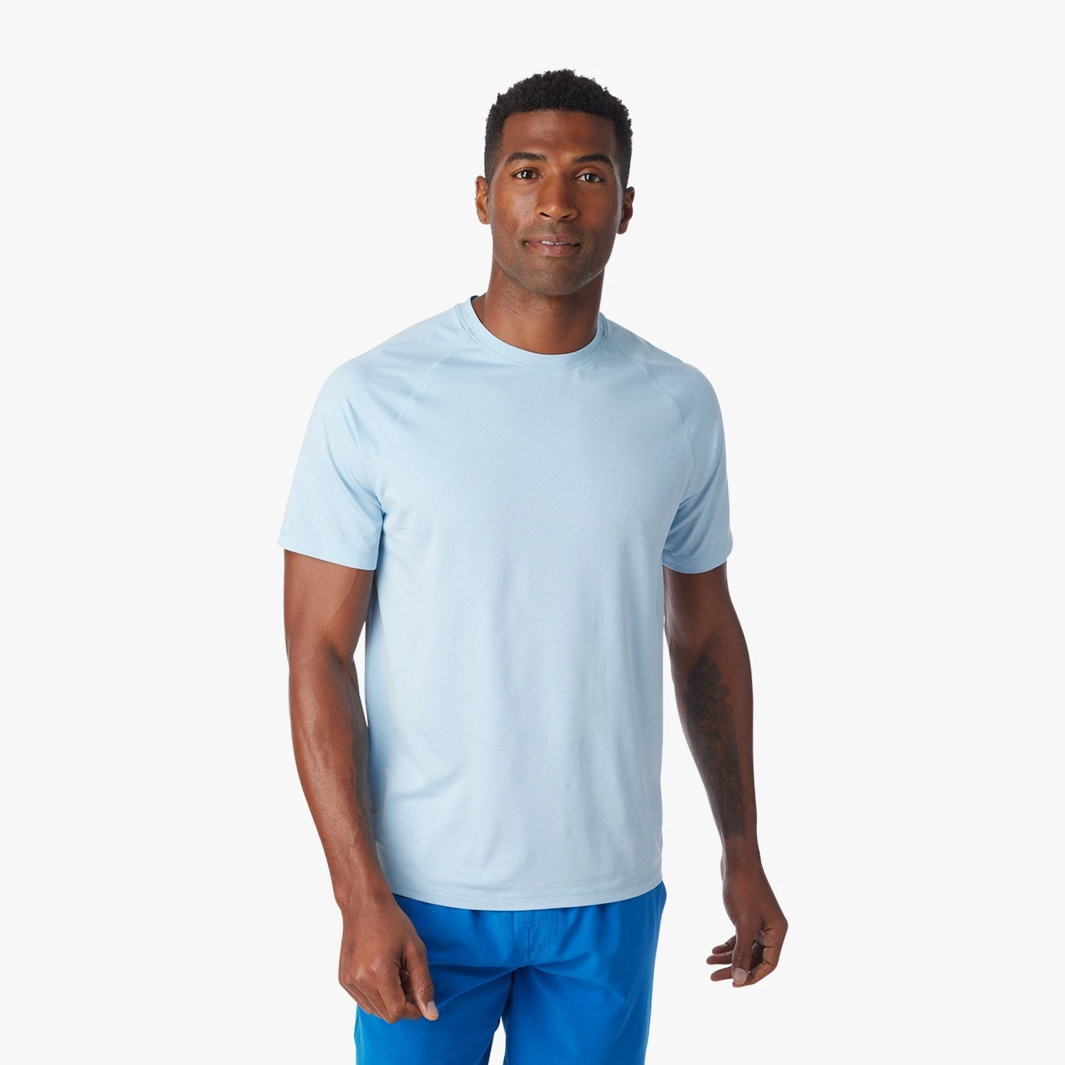 The BreezeKnit™ Tee | Light Blue 7 The BreezeKnit™ Tee | Light Blue - Image 7