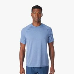 The BreezeKnit Tee (3-Pack) -Fair Harbor Shop SP23 ON FIG BREEZEKNIT HEATHER NAVY 004 76fc46b3 ef12 45fb 8299 2dfaec65af28