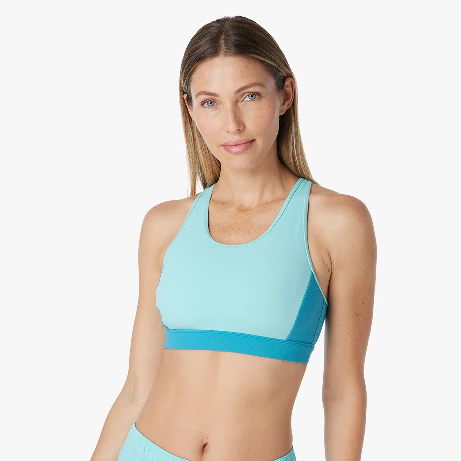The Corliss Sports Bra | Antigua Sand Colorblock 2 The Corliss Sports Bra | Antigua Sand Colorblock - Image 2