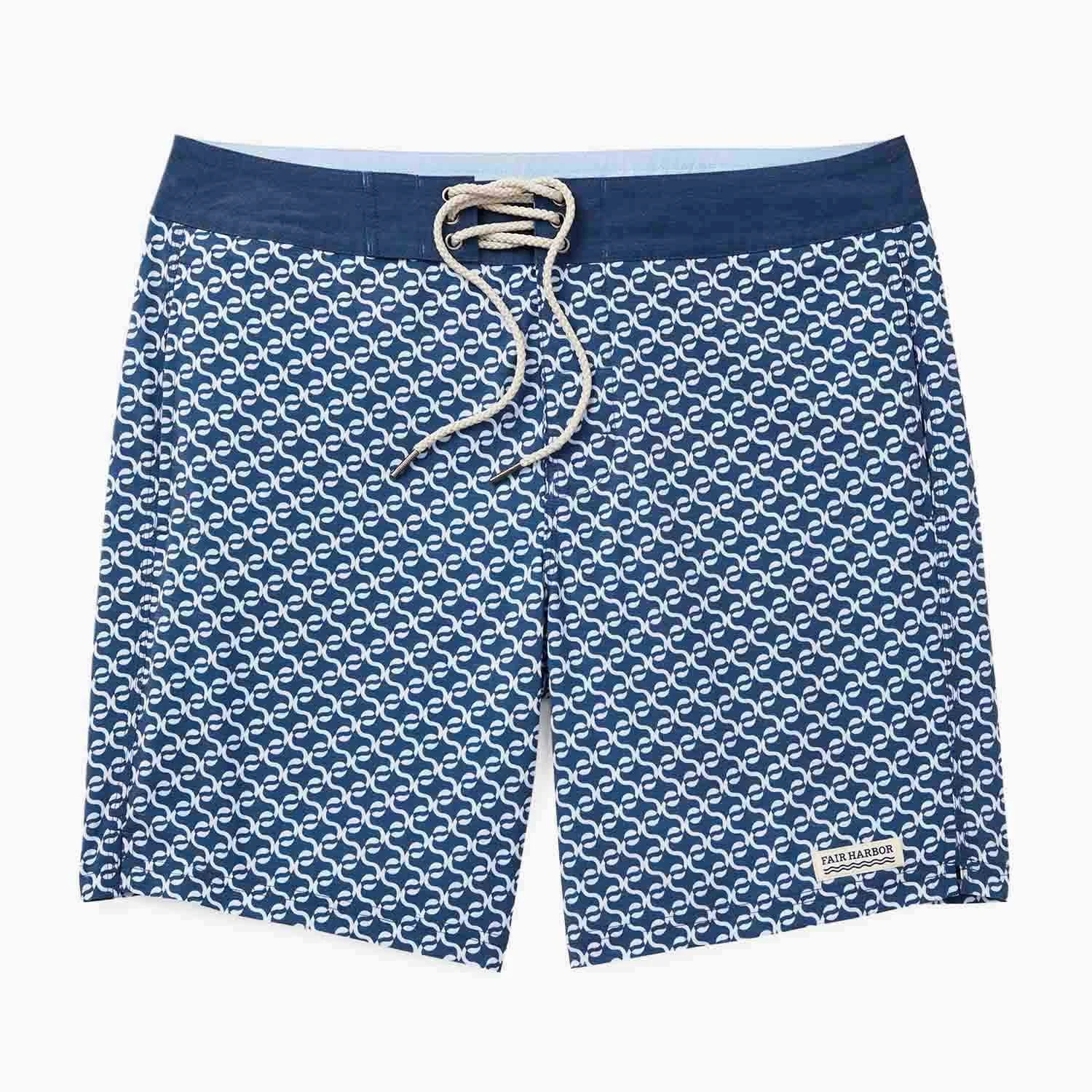 The Nautilus Boardshort | Navy Geo 1 The Nautilus Boardshort | Navy Geo
