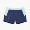 The Corliss Short | Light Blue Colorblock