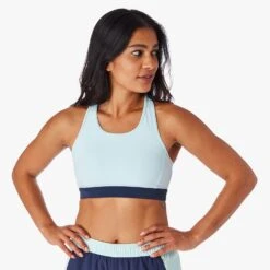 The Corliss Sports Bra | Light Blue Colorblock -Fair Harbor Shop SS22009 SP22 instudio photo Look10 CLB12 452 018 bfad54d5 6de3 4bb6 bfb8 b4053f85dbd6