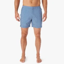 The Sextant Trunk | Sky Blue Retro Flower -Fair Harbor Shop SXT6 495 Sky Blue Retro Flower ONFIG 020 0eb6f114 beba 4cd2 915f 0d70846ac7ea