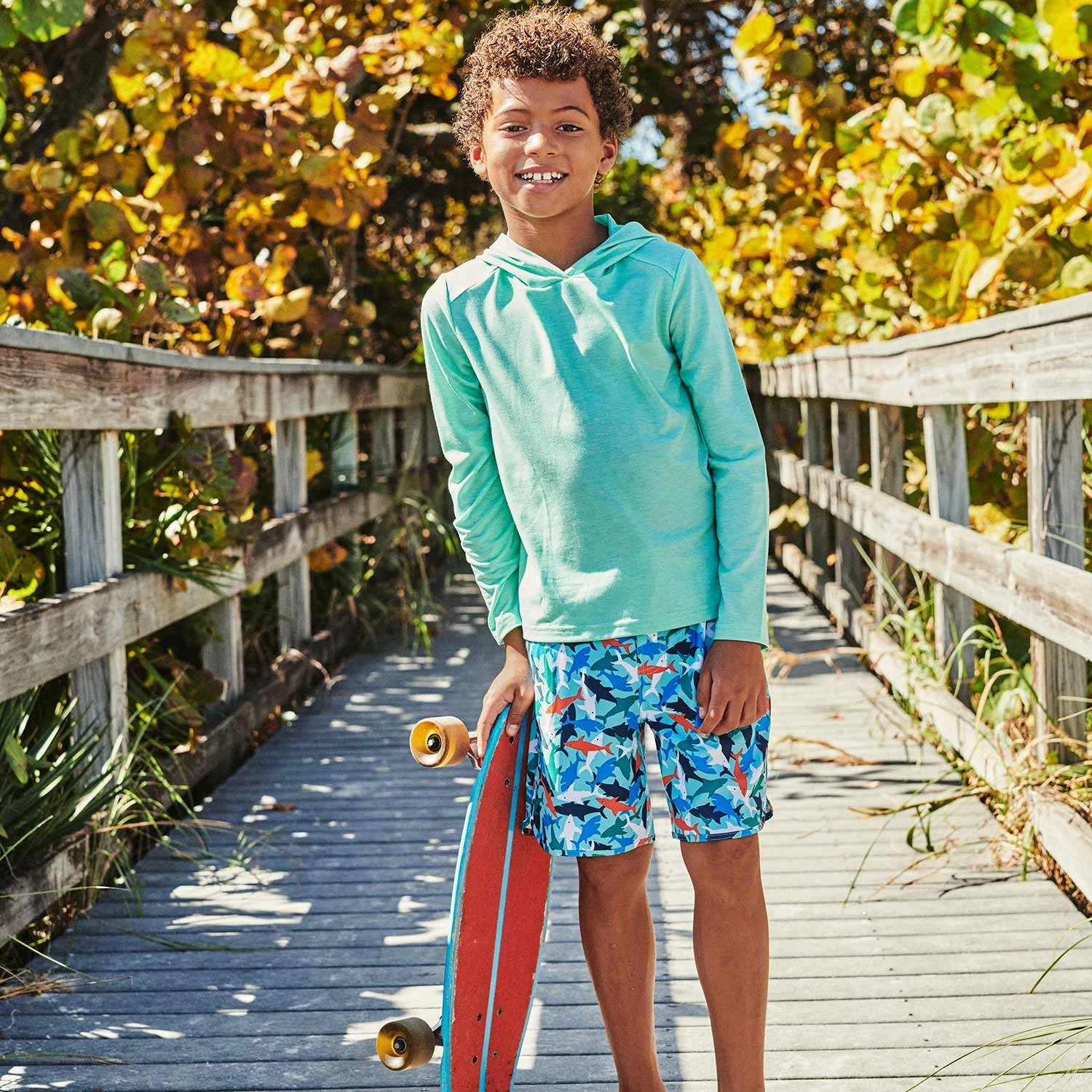 Kids SeaBreeze Hoodie | Ocean Wave 2 Kids SeaBreeze Hoodie | Ocean Wave - Image 2